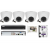 Monitoring firmy Dahua na 4 kamery kopułowe 4Mpx i strefami prywatności