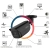 Czarna kamera IP Dahua IPC-HFW2541E-S-0280B-BLACK 5MPx Wizsense StarLight Analityka IVS IR30 MicroSD Audio
