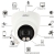 KAMERA IP IPC-HDW2439T-AS-LED-0280B-S2 Full-Color - 4 Mpx 2.8 mm DAHUA MicroSD Mikrofon PoE