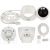 KAMERA IP IPC-HDW2439T-AS-LED-0280B-S2 Full-Color - 4 Mpx 2.8 mm DAHUA MicroSD Mikrofon PoE