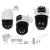 Zestaw 4 kamer WiFi Dahua 5MPx P5D-5F-PV-0280B/0600B Picoo Dual D1 Inteligentne śledzenie AI Smart Dual Illumination Alarm