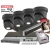 Mocny zestaw najnowszych kamer IP 4x Kamera kopułowa DS-2CD2347G3-LIS2UY/SL BLACK 4Mpx AcuSense 3.0, ColorVu 3.0 Smart Hybrid Light 2-Mikrofony