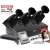 Zestaw monitoringu 3x kamera IP 6MPx Dahua IPC-HFW1639TC-A-IL-0280B-S6 BLACK Smart Dual Light Detekcja Ludzi