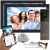 Wideodomofon jednorodzinny WIFI Vidos X M14B-X + S12D 2 duże monitory Android Podczerwień MicroSD