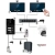 Wideodomofon dwurodzinny 5TECH Vermis Plus(B) monitor 10