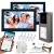 Wideodomofon Jednorodzinny Vidos 2IP na 2 Monitory 7" M205B-X Wifi + Stacja S201-1