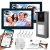Wideodomofon Dwurodzinny Vidos 2IP na 2 Monitory 7" M205B-X Wifi + Stacja S201-2
