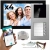 Wideodomofon czteroabonentowy Vidos X M14B-X + S11-4 Duże monitory WiFi Android Podczerwień RFID MicroSD