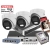 Zestaw 3 kamery IP HIKVISION DS-2CD1361G2-LIU 6MPx z rejestratorem DS-7604NXI-K1 Acusense POE