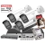 Monitoring nocny na 60m 4x kamera IP Hikvision DS-2CD2T87G3-LIS2UY/SL 8Mpx ColorVu z analityką obrazu Acusense 4TB