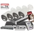 Mocny zestaw 4 kamery IP Hikvision DS-2CD2063G2-LI2U ACUSENSE 6Mpx Analityka AI