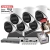 System monitoringu 6x kopułowa kamera IP Hikvision DS-2CD1367G3-LIU 6Mpx ColorVu, Smart Hybrid Light, Detekcja ruchu MD 3.0