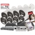 Monitoring premium 8 kamer IP Hikvision 4K IP DS-2CD2086G2H-IU 8Mpx Technologia AI AcuSense DarkFighter PoE