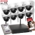 Zestaw 8 kamer WiFi do biura Dahua IPC-HDBW1430DE-SW-0280B 4MPx Detekcja ruchu MicroSD Aplikacja