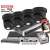 Zestaw 4 kamer kopułowych IP Hikvsion DS-2CD2383G2-LI2U-BLACK 8Mpx AcuSense Smart Hybrid Light 2-Mikrofony