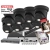 Mocny zestaw 8 kamer IP  kopulowych Hikvision DS-2CD2383G2-LI2U-BLACK 8Mpx AcuSense Smart Hybrid Light 2-Mikrofony