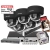 Monitoring Hikvision 5 kamer IP DS-2CD2163G2-LIS2U BLACK 6Mpx Smart Hybrid Light + AcuSense  PoE Mikrofony