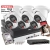 Zestaw monitoringu posesji IP Dahua 6x IPC-HDW2849TM-S-IL-0280B 8MPx Wykrywanie dźwięku, Podwójny oświetlacz, Analityka