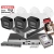 System monitoringu IP do rozbudowy Hikvision 3x DS-2CD1063G2-LIU 6Mpx Oświetlacz hybrydowy IR + LED Ulepszona Detekcja 2.0 Odstarszanie