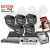 Zestaw monitoringu IP Hikvision 5x DS-2CD1043G2-LIU 4Mpx Nowy Model ze światłem hybrydowym i detekcja 2.0