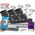 Monitoring do domu 6 kamer IP BCS-L-TIP14FSR3L3 4MPx Dualny oświetlacz LED + IR Skylight,  Aplikacja Mikrofon PoE