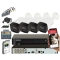 Zestaw monitoringu na 4 kamery Hikvision DS-2CE17K0T-LFS 2.8 mm 5 MPx Smart Hybrid Light Acusense
