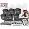 System monitoringu 6 kamer IP Hikvision DS-2CD1043G2-LIU 4Mpx Nowy Model ze światłem hybrydowym i detekcja 2.0 4TB