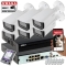 System monitoringu firmy 6 kamer Dahua 8MPx IPC-HFW4831T-ASE-0280B Analiza IVS