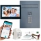 Skrzynka pocztowa z wideodomofonem Vidos 2IP monitor dotykowy WiFi M205B-X + S204B-SKM Podczerwień MicroSD