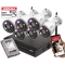 Zestaw monitoringu WiFi 6 kamer Dahua F5D-PV-0280B 5MPx Smart Dual Light, Mikrofon, Głośnik