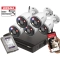 Zestaw monitoringu WiFi 5 kamer Dahua F5D-PV-0280B 5MPx Smart Dual Light, Mikrofon, Głośnik