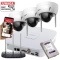 Monitoring WiFi 3 kamery IP Dahua IPC-HDBW1430DE-SW-0280B 4MPx Detekcja ruchu MicroSD Aplikacja