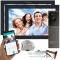 Wideodomofon jednorodzinny WIFI Vidos X M14B-X + S12D 2 duże monitory Android Podczerwień MicroSD