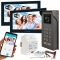 Wideodomofon Vidos 2IP 2 żyłowy na dwa monitory M205B-X + stacja S200 Android Podczerwień MicroSD