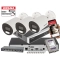 System 3 kamera IP HIKVISION DS-2CD2083G2-LI2U 8Mpx Pełna Analityka Acusense Smart Hybrid Light