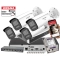 Monitoring nocny na 60m 4x kamera IP Hikvision DS-2CD2T87G3-LIS2UY/SL 8Mpx ColorVu z analityką obrazu Acusense 4TB