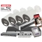 Zestaw monitoringu z alarmem 4 kamery IP Hikvision DS-2CD2087G3-LI2UY/SL 8MPx ColorVu 3.0 Smart Hybrid Light 2TB