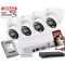 Zestaw monitoringu Domu 4 kamera kopułowa IP 6MPx Dahua IPC-HDW1639T-A-IL-0280B-S6 SMD człowiek + Smart Dual Light + Full-Color
