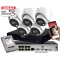 Zestaw monitoringu posesji 5 kopułowcyh kamer IP Dahua IPC-HDW1439V-A-IL 4MPx z Podwójnym Oświetlaczem i Detekcja ludzi