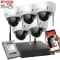 Zestaw 5 kamer WiFi do biura Dahua IPC-HDBW1430DE-SW-0280B 4MPx Detekcja ruchu MicroSD Aplikacja 2TB