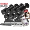 Mocny zestaw monitoringu IP HIKVISION 7x kamera DS-2CD2083G2-LI2U BLACK 8Mpx Pro Series - Smart Hybrid Light + AcuSense