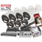 Mocny zestaw monitoringu IP HIKVISION 7x DS-2CD2083G2-LI2U 8Mpx Pełna Analityka Acusense Smart Hybrid Light