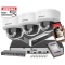 Zestaw kamer kopułowych IP Hikvision 3x DS-2CD1143G2-LIU 4Mpx Podwójny oświetlacz IR+LED Detekcja 2.0
