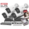 Zestaw 4 kamer Hikvision 4x DS-2CD1047G3H-LIUF 4Mpx ColorVu, Smart Hybrid Light, Detekcja ruchu MD 3.0, Dysk 2TB
