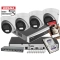 Zestaw 4 kamery kopułłowe IP HIKVISION DS-2CD1383G2-LIUF/SL 8MPx Acusense 4TB Live Guard