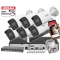 Zestaw 6 kamer Hikvision DS-2CD1047G3H-LIUF/SL 4Mpx Smart Hybrid Light/ColorVu Aktywne odstraszanie 4TB