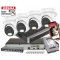 Zestaw kamer kopułowych PRO Hikvision DS-2CD2387G3-LIS2UY/SL 8Mpx AcuSense 3.0, ColorVu 3.0 Smart Hybrid Light 2-Mikrofony