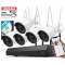 Zestaw kamer WiFi Reolink 5x kamera W320 5mpx Inteligentna Detekcja Mikrofon MicroSD + Rejestrator WiFi + 2TB Dysk