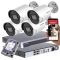 Zestaw do monitoringu IP Hikvision 4 kamery Acusense 4Mpx PoE