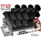 System monitoringu podwórka 7 kamer IP Dahua IPC-HFW1639TC-A-IL-0280B-S6 BLACK 6MPx Podwójny oświetlacz